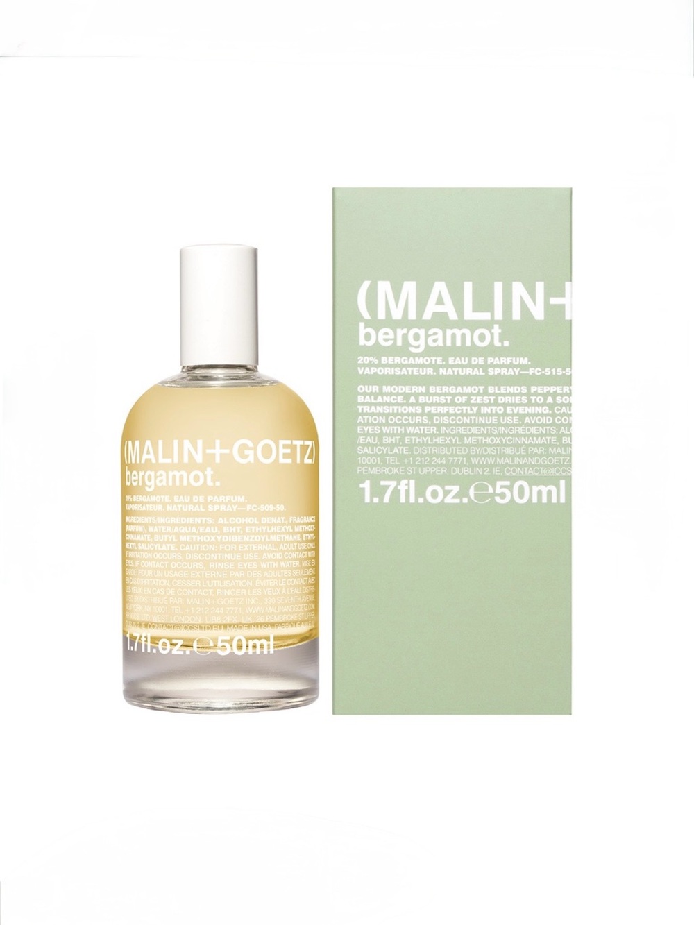 NEW MALIN+GOETZ Bergamot E P Full Size Fragrance Spray